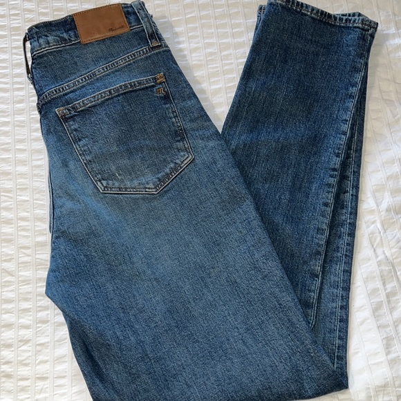 MADEWELL high rise slim boy jean - Picture 7 of 8